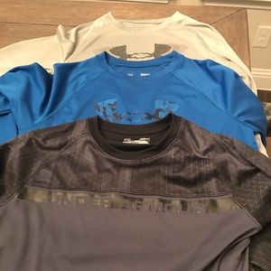 Set of three Under Armour long sleeve shirts